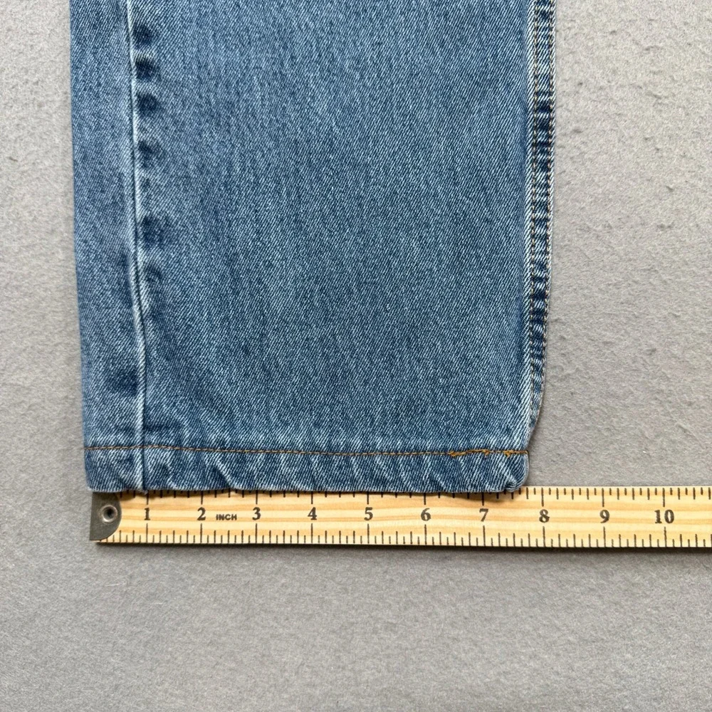 Levi's 505 Jeans Mens 34x26 Blue Denim Straight Leg High Rise Medium Wash Cotton - Picture 5 of 7